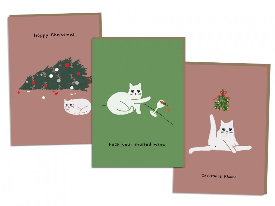 Ken the Cat Christmas Cards